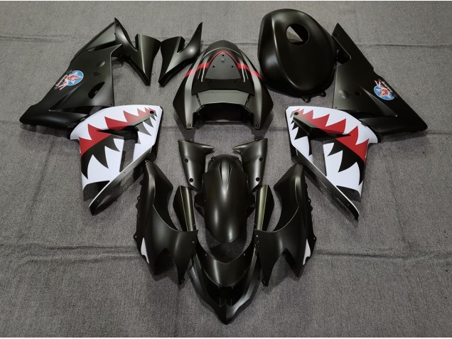 04-05 Matte Black Betty Bomber ZX10R Fairings