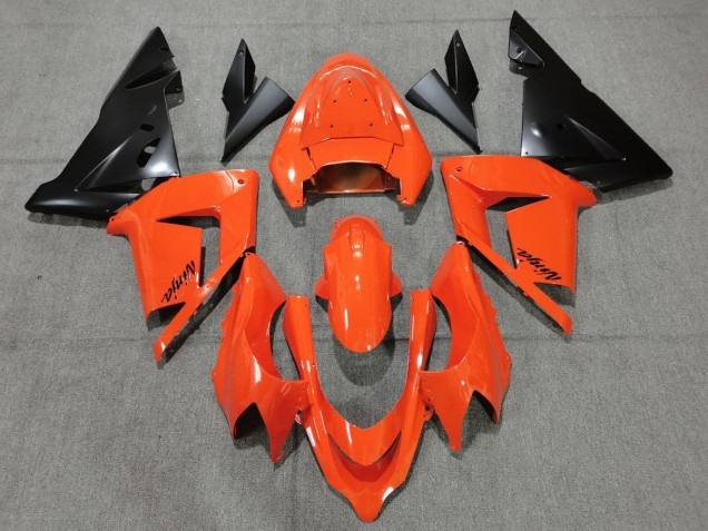 04-05 Orange Black ZX10R Fairings