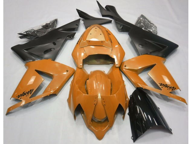 04-05 Pearl Orange & Black ZX10R Fairings