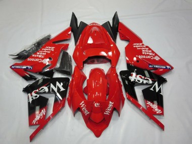 04-05 Red West ZX10R Fairings