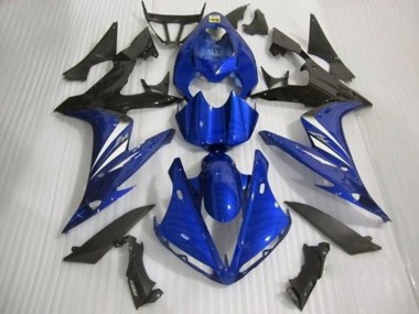 04-06 Blue Black and White Gloss Style R1 Fairings