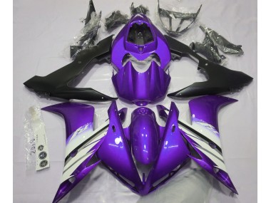 04-06 Bright Purple & White R1 Fairings