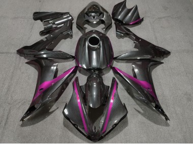 04-06 Carbon Fiber Style w Pink R1 Fairings