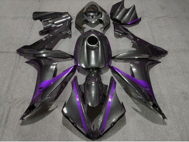 04-06 Carbon Fiber Style w Purple R1 Fairings