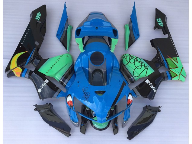 05-06 Blue Shark & Green CBR600RR Fairings