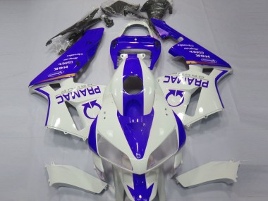 05-06 Blue and White Custom CBR600RR Fairings