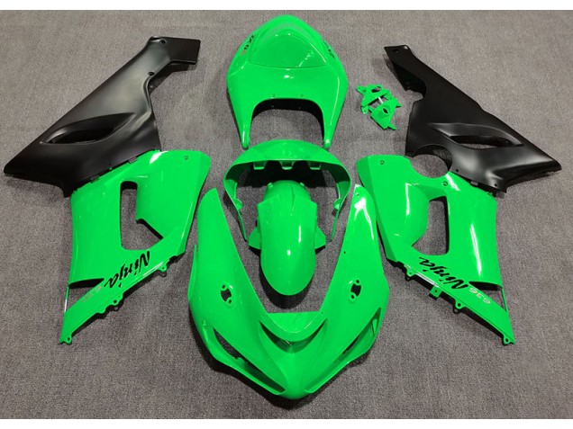 05-06 Gloss Green ZX6R Fairings