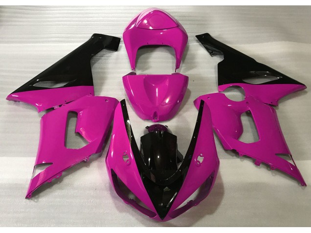 05-06 Gloss Pink & Black ZX6R Fairings