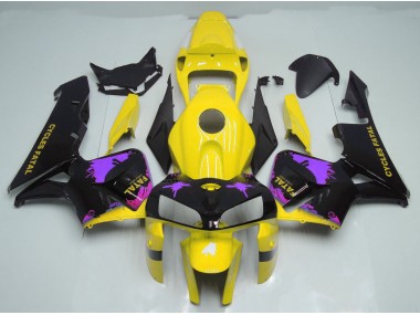 05-06 Gloss Yellow & Purple Splatter CBR600RR Fairings