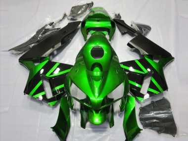 05-06 Green and Black CBR600RR Fairings