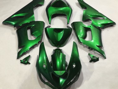 05-06 Metallic Green ZX6R Fairings