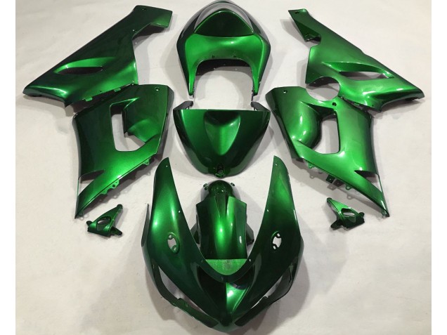 05-06 Metallic Green ZX6R Fairings