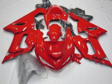 05-06 Red Gloss ZX6R Fairings