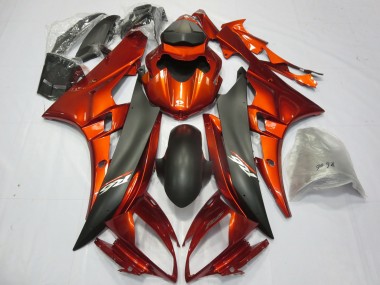 06-07 Burnt Orange R6 Fairings