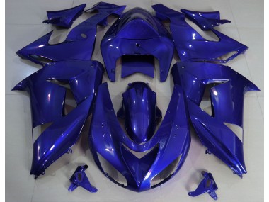 06-07 Deep Blue Plain ZX10R Fairings