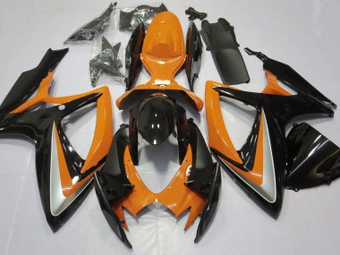 06-07 Gloss Orange Debadged GSXR 600-750 Fairings