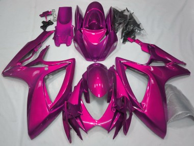 06-07 Gloss Pink Plain GSXR 600-750 Fairings