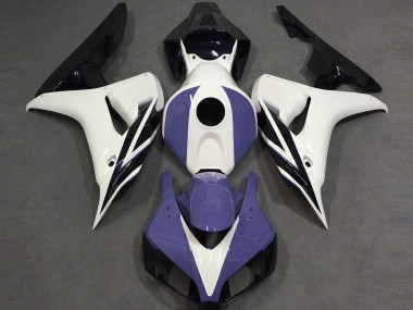 06-07 Gloss White Blue and Black CBR1000RR Fairings