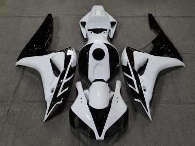 06-07 Gloss White and Black CBR1000RR Fairings