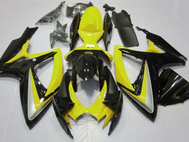 06-07 Gloss Yellow Debadged GSXR 600-750 Fairings