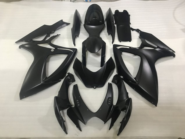 06-07 Matte Black GSXR 600-750 Fairings