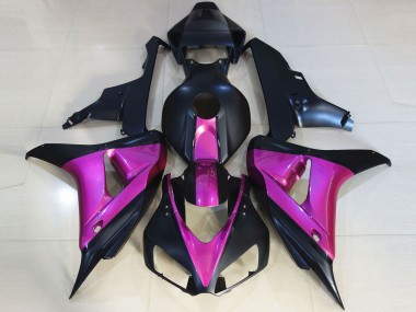 06-07 Matte Black & Pink CBR1000RR Fairings