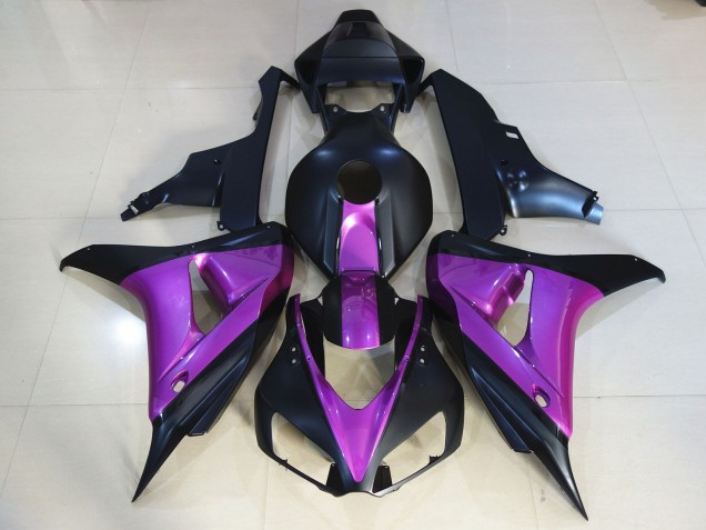 06-07 Matte Black Purple CBR1000RR Fairings