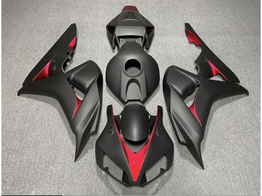 06-07 Matte Black and Light Blue CBR1000RR Fairings