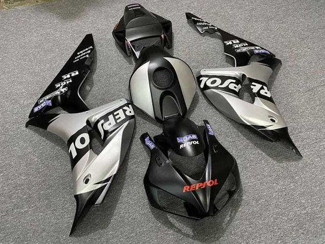 06-07 Matte Silver Repsol CBR1000RR Fairings