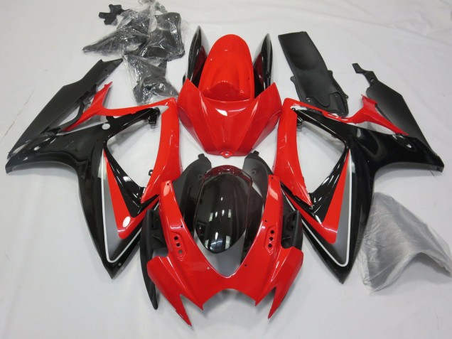 06-07 OEM Style Red GSXR 600-750 Fairings