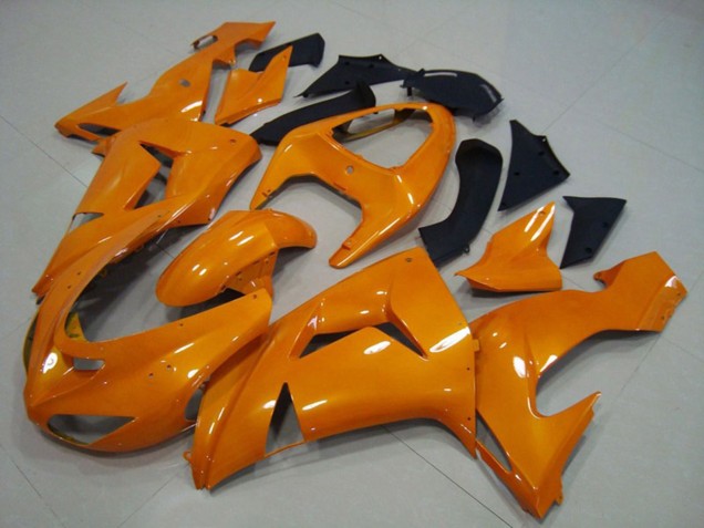 06-07 Orange Plain ZX10R Fairings