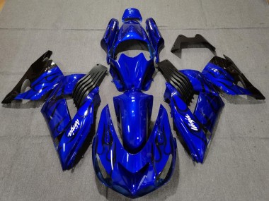 06-11 Blue Gloss ZX14R Fairings