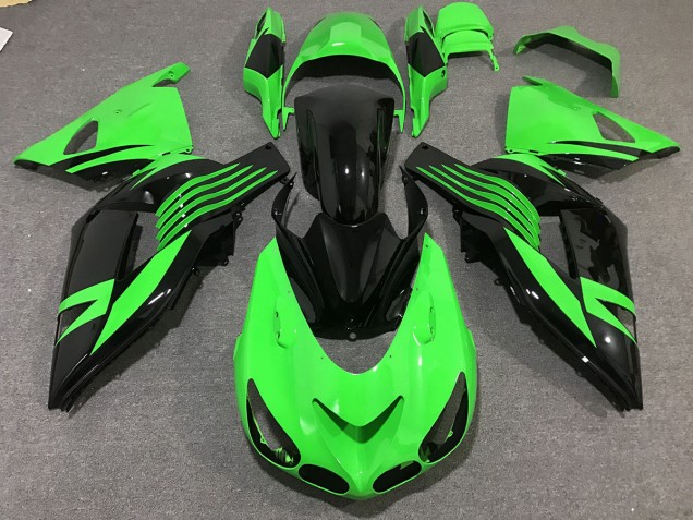 06-11 Bright Green ZX14R Fairings