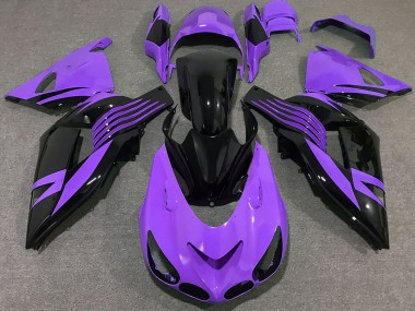 06-11 Bright Purple ZX14R Fairings