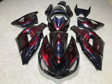 06-11 Flame ZX14R Fairings