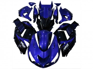 06-11 Gloss Blue and Black ZX14R Fairings