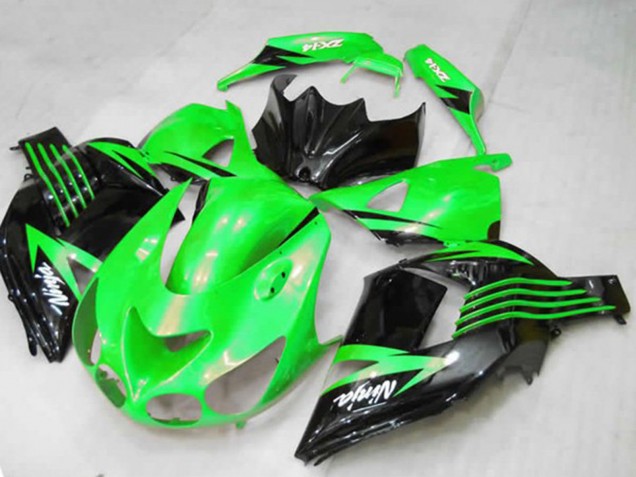 06-11 Lime ZX14R Fairings