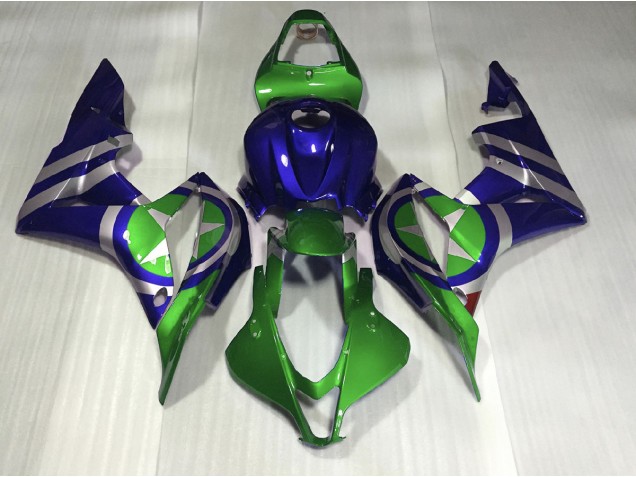 07-08 Blue Green Captain America CBR600RR Fairings