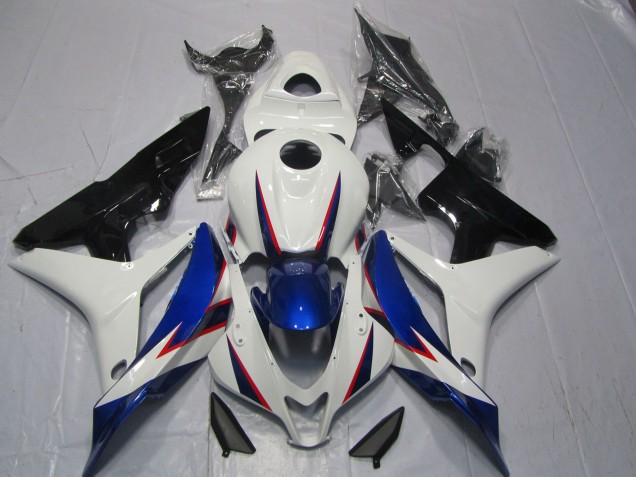 07-08 Blue White OEM Style CBR600RR Fairings