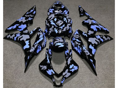 07-08 Blue and Grey Camouflage CBR600RR Fairings