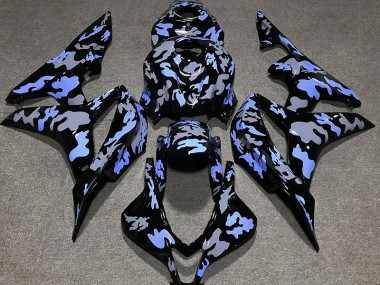 07-08 Blue and Grey Camouflage CBR600RR Fairings