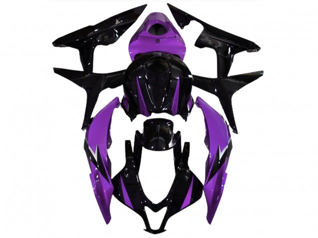 07-08 Gloss Black & Purple CBR600RR Fairings