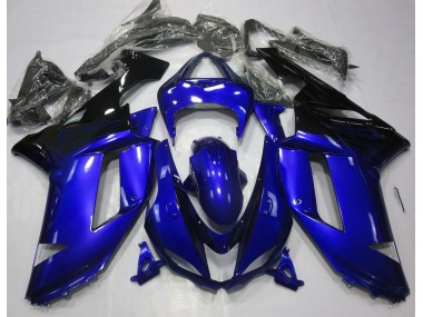 07-08 Gloss Blue & Black ZX6R Fairings