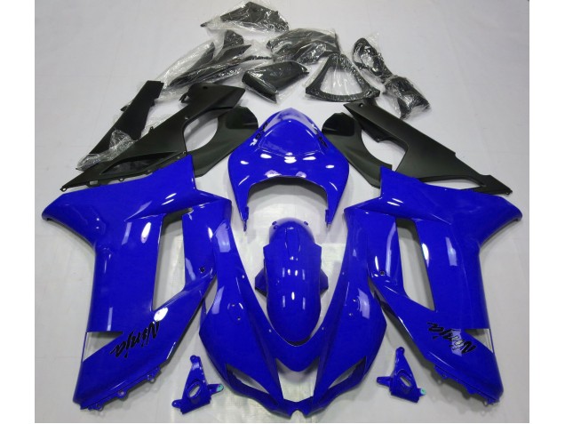 07-08 Gloss Blue ZX6R Fairings