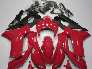 07-08 Gloss Red ZX6R Fairings