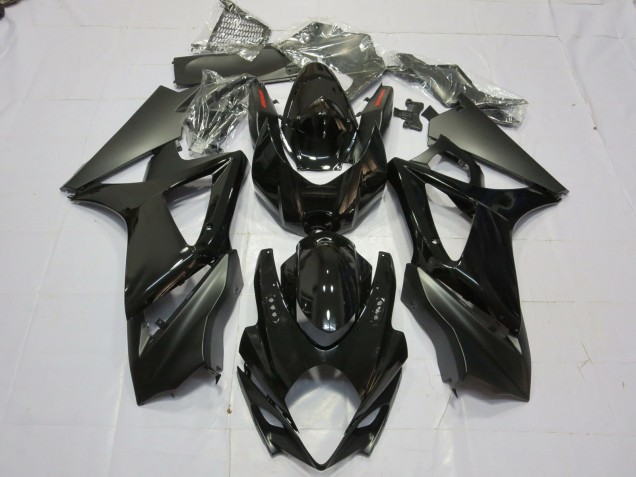 07-08 Gloss and Matte Black GSXR 1000 Fairings