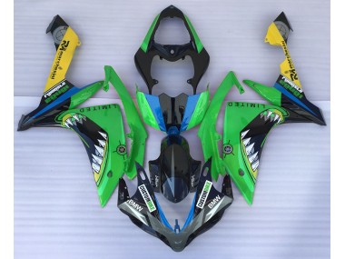 07-08 Green Shark R1 Fairings