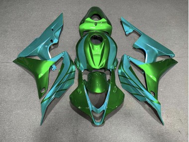 07-08 Green & Teal CBR600RR Fairings