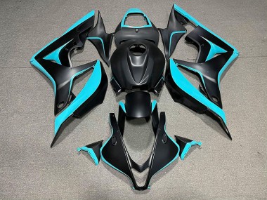 07-08 Matte Black & Cyan CBR600RR Fairings