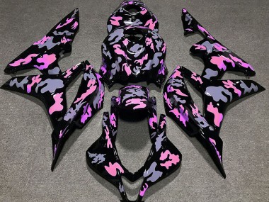 07-08 Pink and Grey Camouflage CBR600RR Fairings